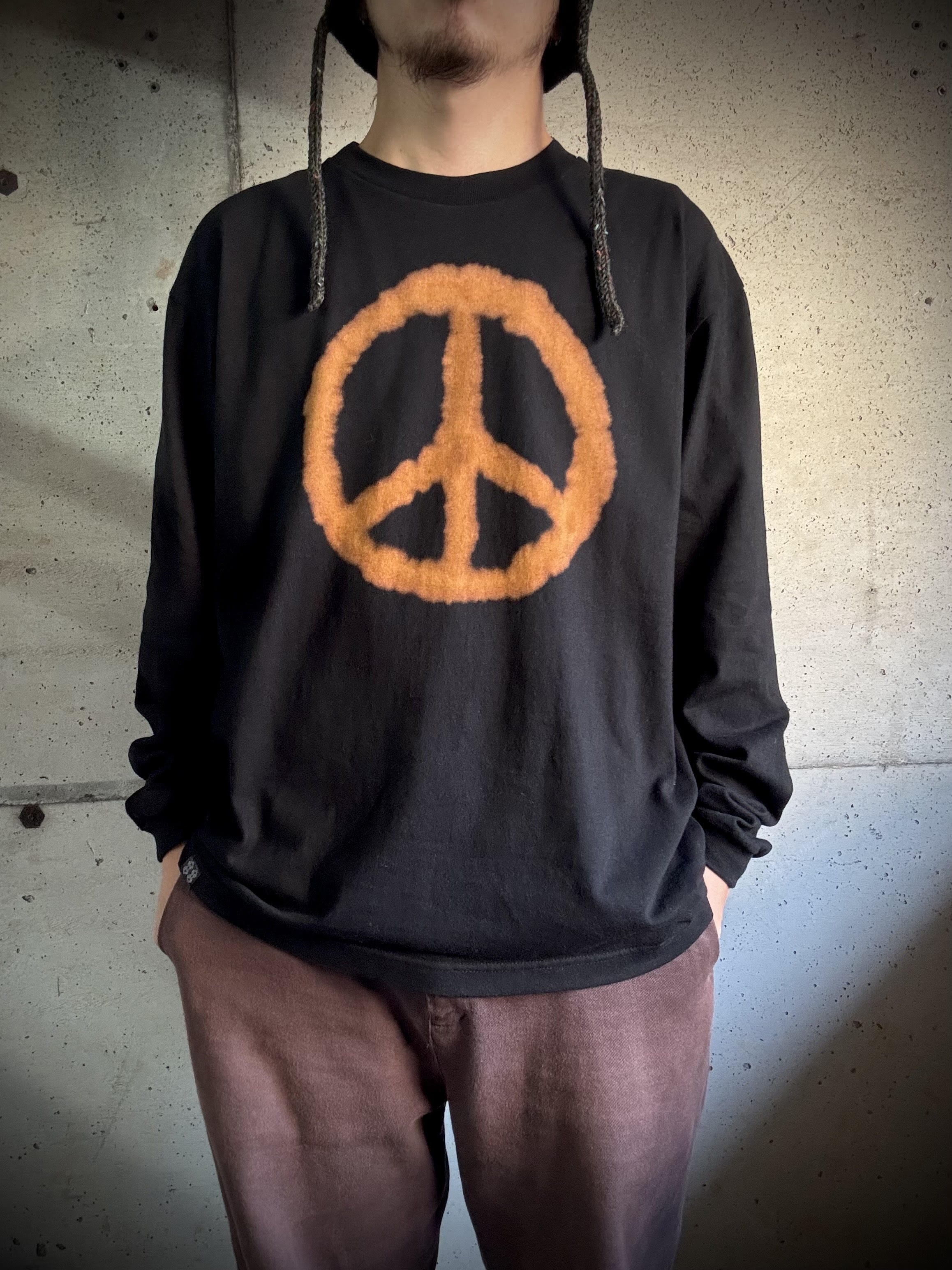 “PEACE” 抜染-nukizome- TIE DYE BIG L/S T-SHIRT