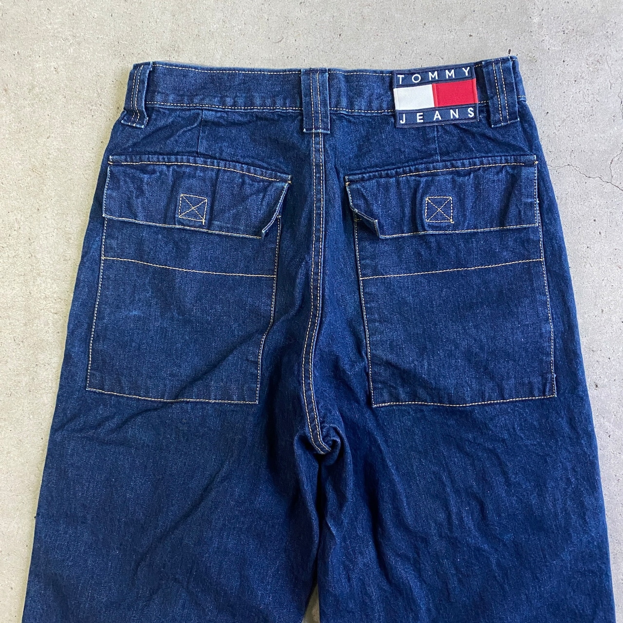 90年代 90s トミーヒルフィガー ワイド バギー デニム ペインター 