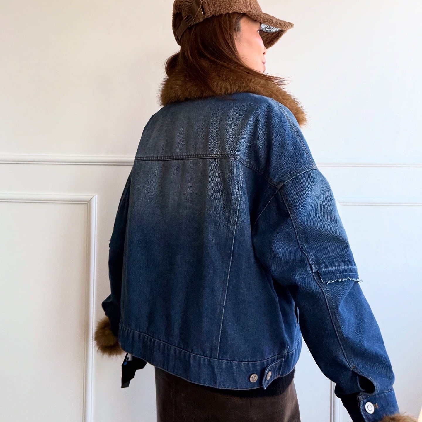 ミカーレミカーレ MICALLEMICALLE デニムドッキングライナーボア