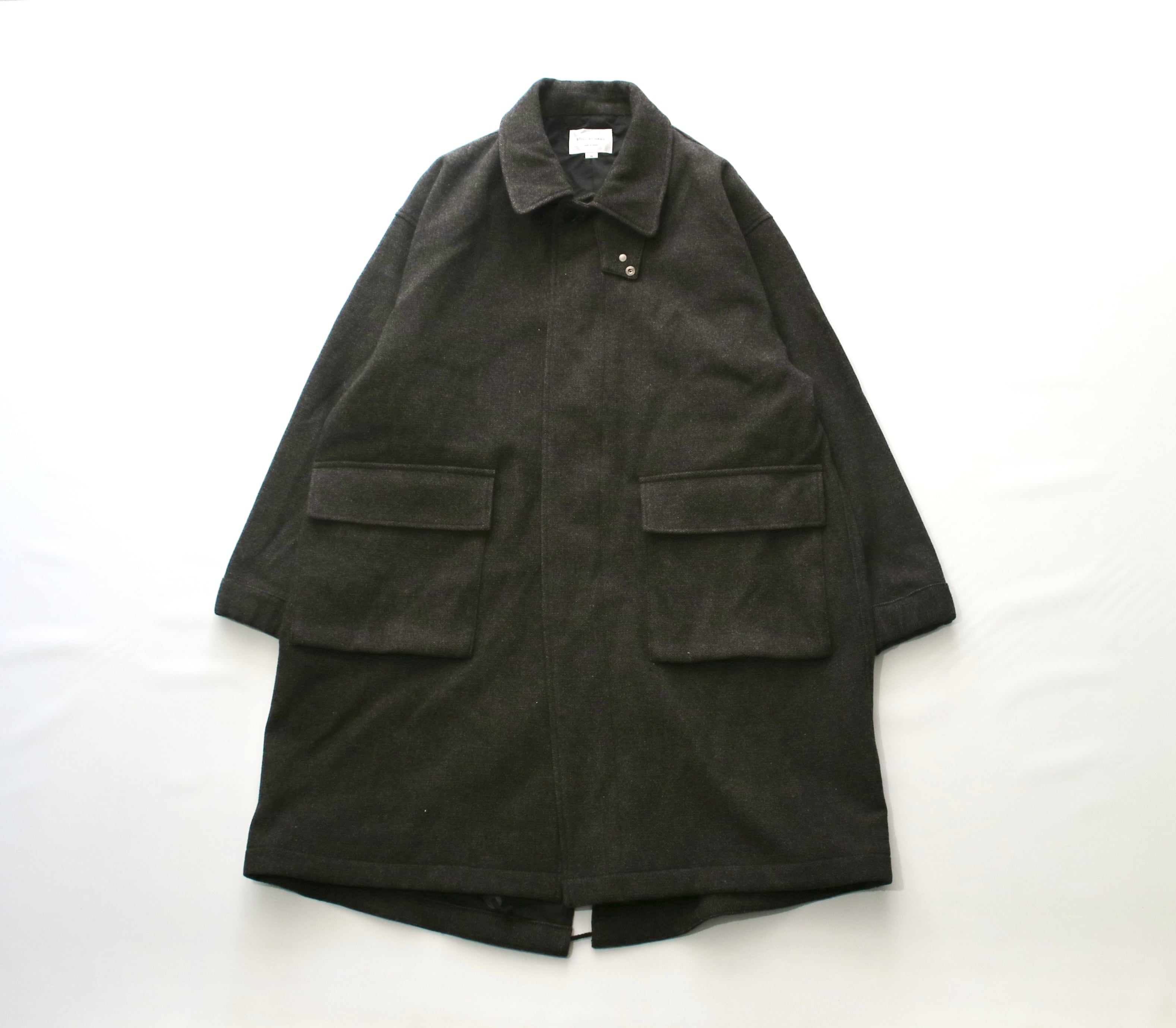 【美品】STILL BY HAND ラムウールメルトンコート STILL BY HAND ラムウールメルトンシンサレートコート