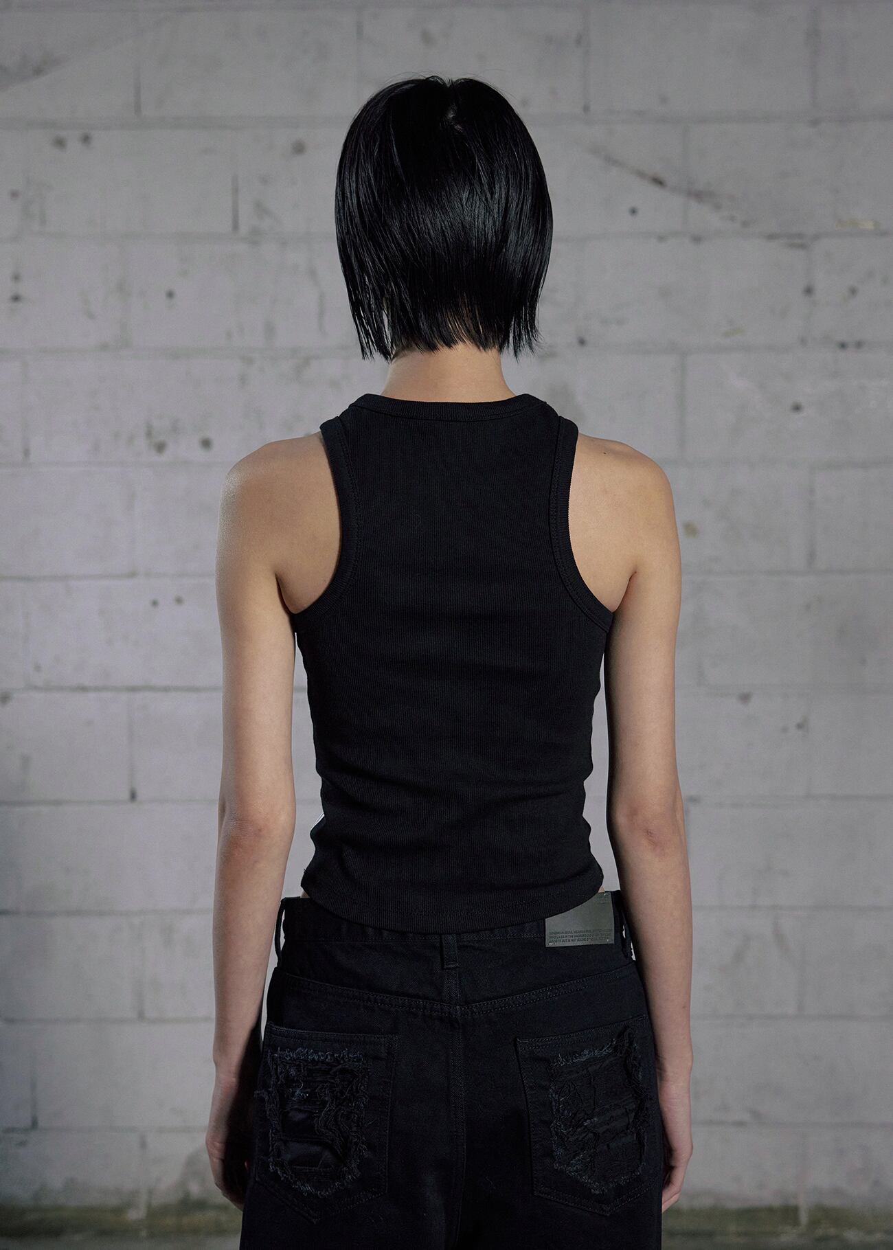 BOHEMIAN SEOUL] BASIC TANK TOP, BLACK 正規品 韓国ブランド 韓国通販