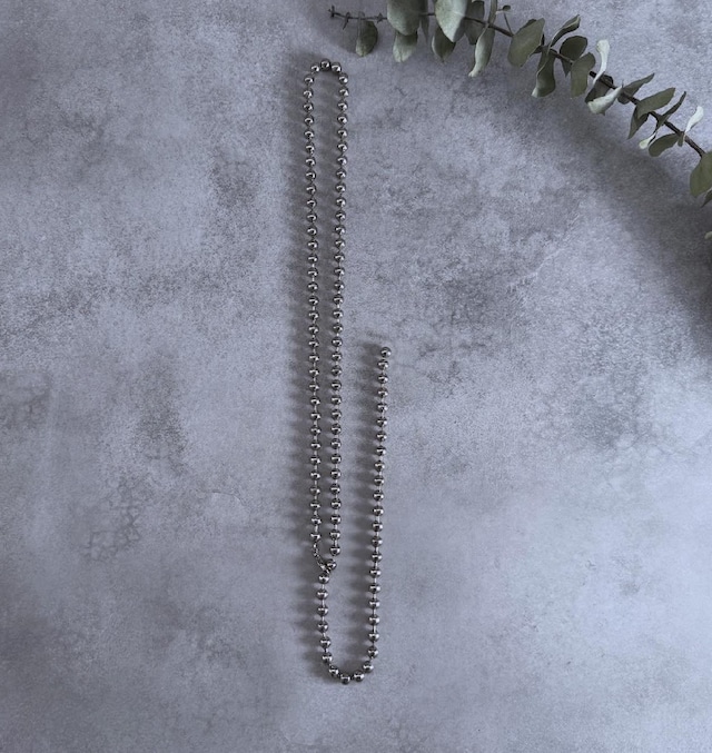 [予約販売] charmaer チャーマー　ロングボールチェーンネックレス　226526 (3月末入荷予定)