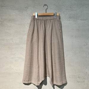 【evam eva】linen sarrouel pants/E233T016