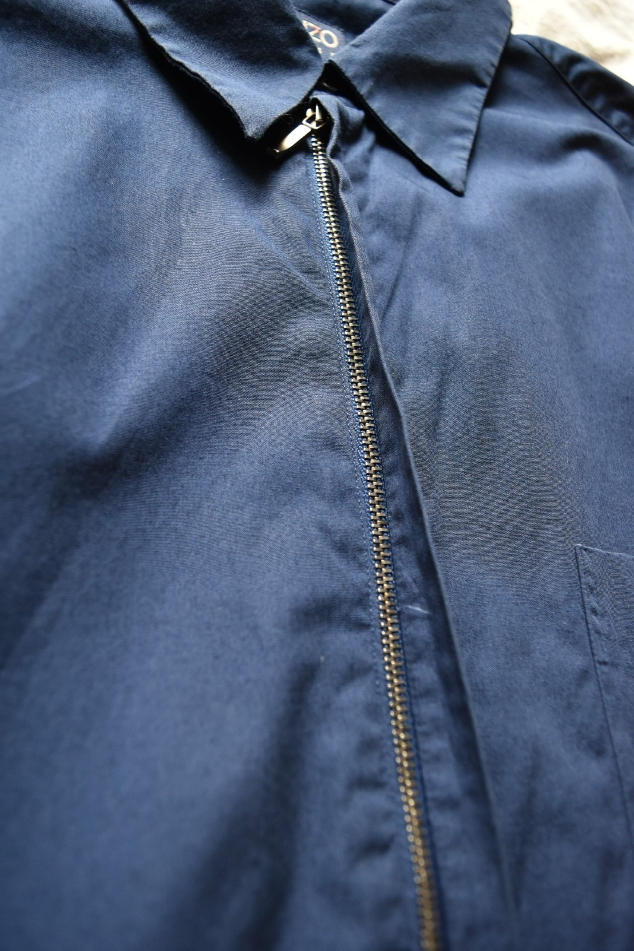 "KENZO HOMME" Navy zip-up shirt