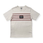 BOAT HOUSE ボートハウス ワッペン ボーダー柄 半袖Tシャツ サイズ 2 /ホワイト/キャプテンサンタ/レディース/日本製