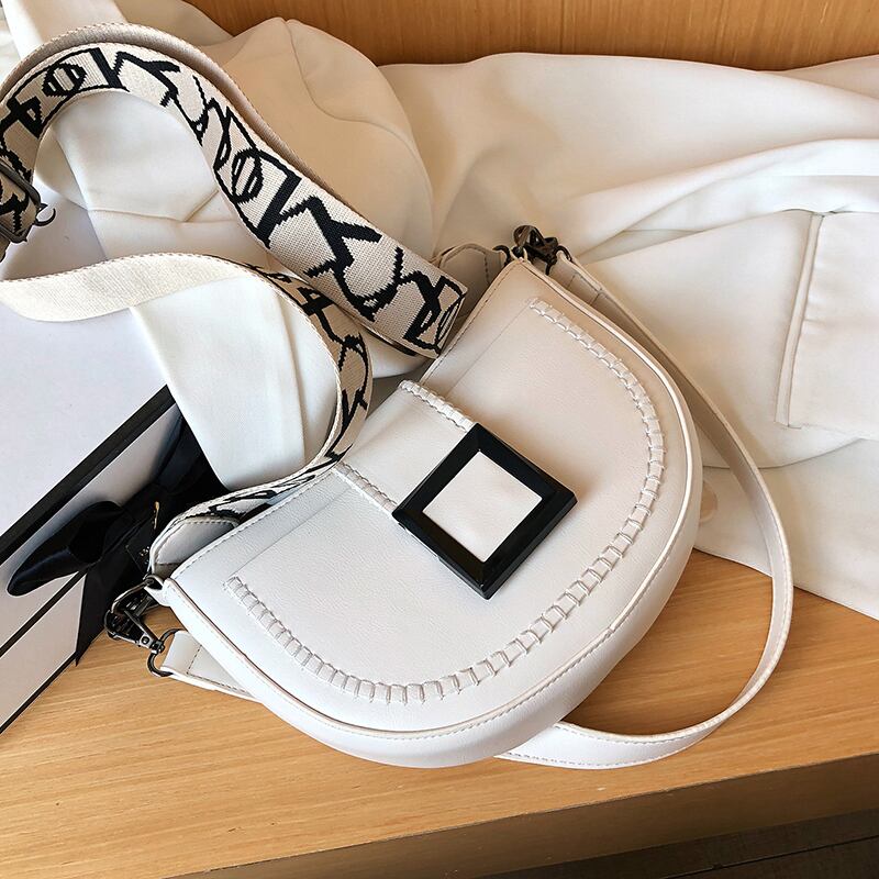 ネットレッドスモールバッグメスバッグ2020夏のニューウェーブファッションワイルドブロードバンドクロスボディバッグins eignスタイルサドルバッグ Tiancai_Wing_Bag6055080