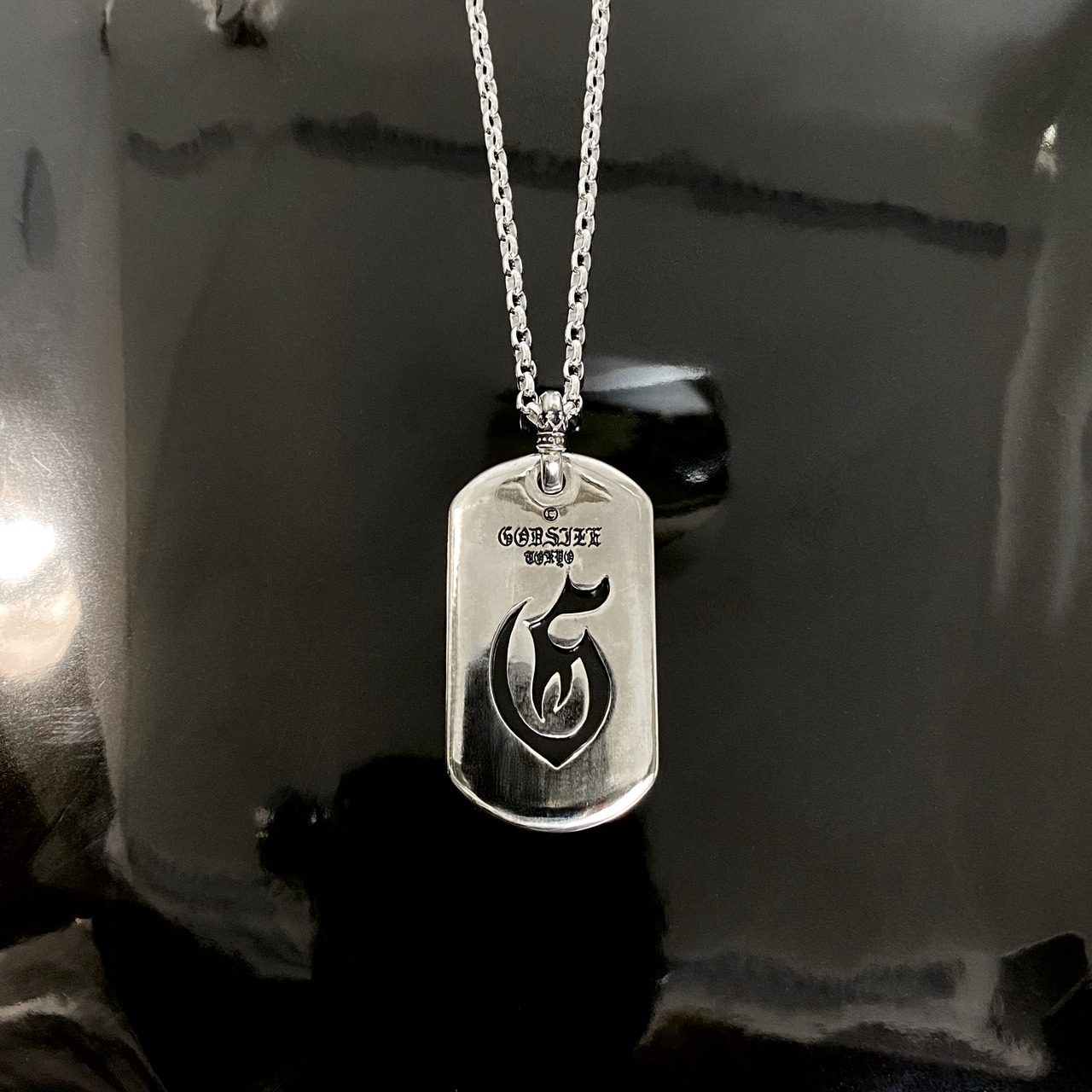 GODSIZE® I.D. TAG #1 NECKLACE / ゴッドサイズ® I.D.タグ#1 ネックレス