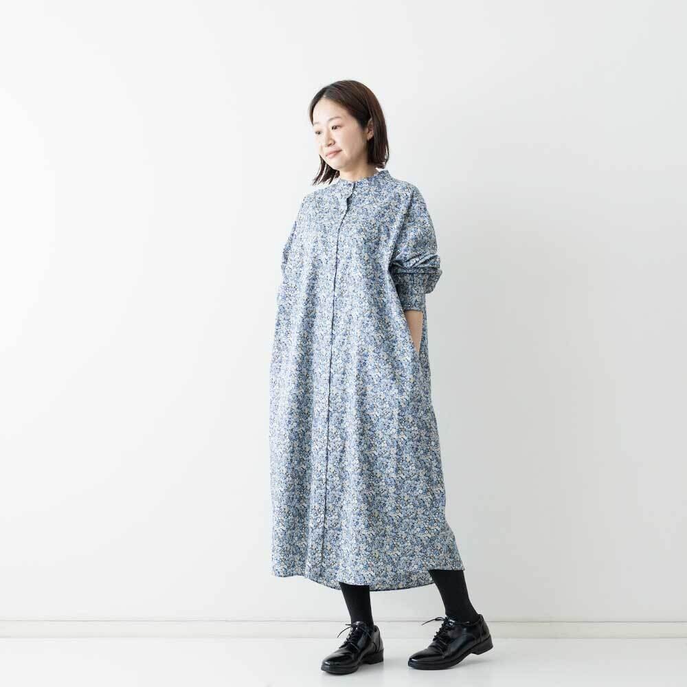 Midi Umi LIBERTYプリントシャツワンピース | LASQ store | ラスク