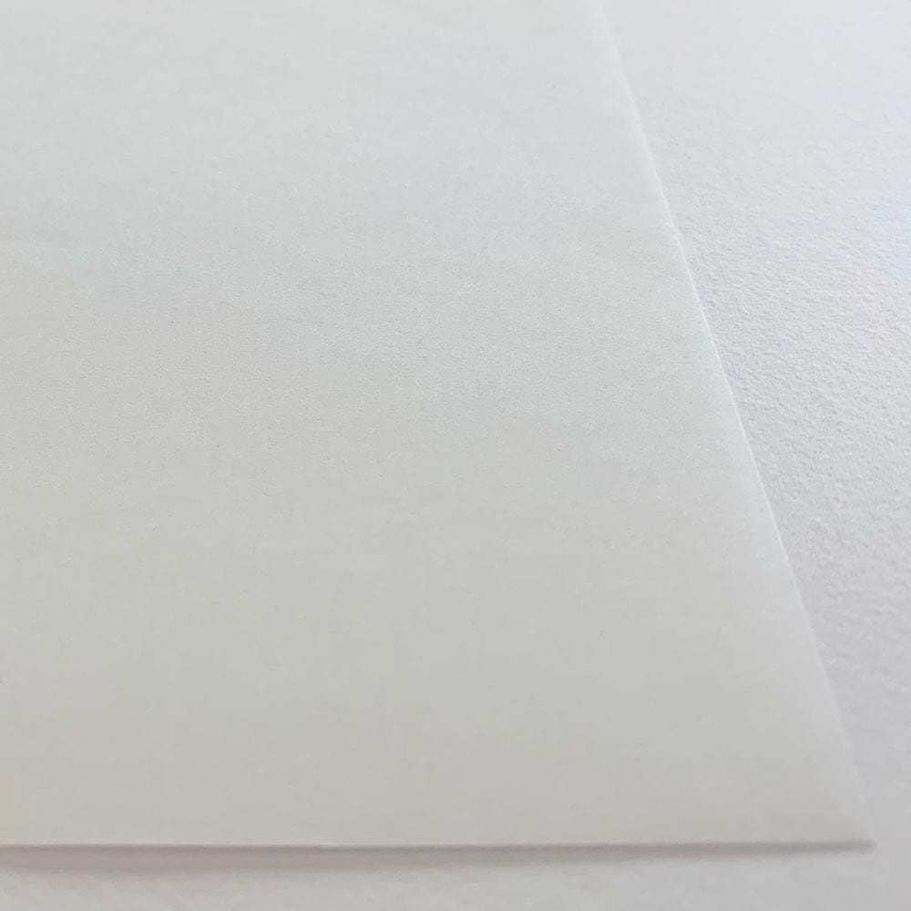 越前機械漉和紙便箋用・簀の目入・白・200枚（180mm×250mm）