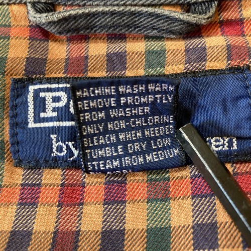 90s Polo by Ralph Lauren スイングトップ サンフェード ブラック 無地 マレーシア製 L jacket 詳細写真11