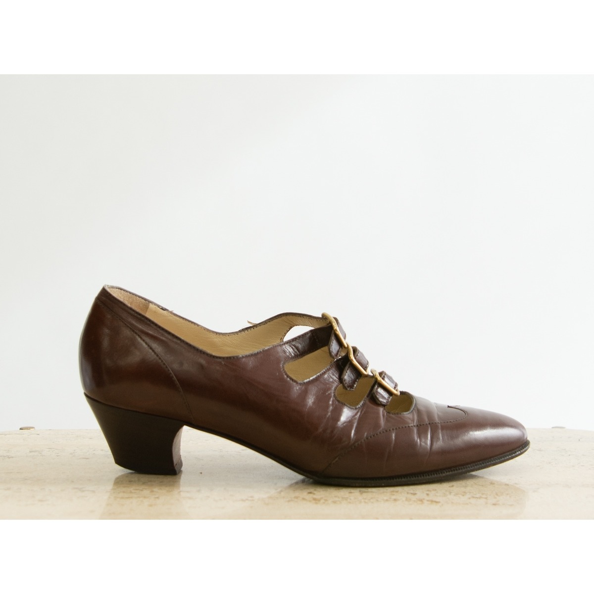 HERMES PARIS】Made in Italy Leather Pumps 36（エルメス イタリア製 