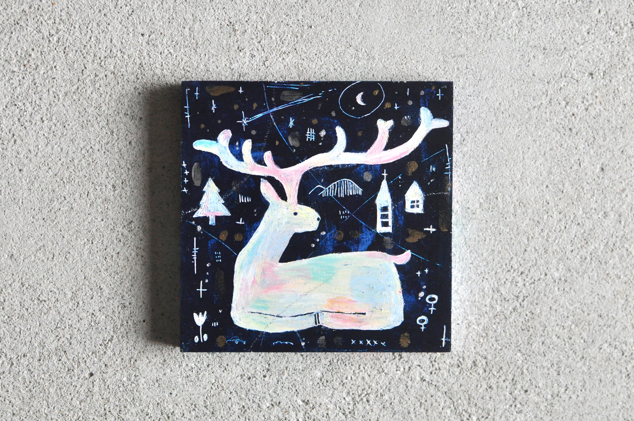 くまのひでのぶ画　絵画 くまのひでのぶ - ヨロコビto｜オンライン絵葉書ショップ