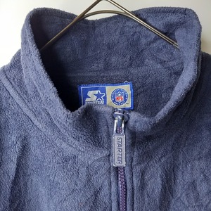 NFL × スターター　ハーフジップ　フリース　プルオーバー　刺繍　ブロンコス