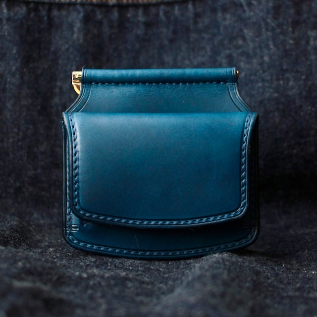 マネークリップ(ブルー/ブッテーロ,ワルピエ社 )