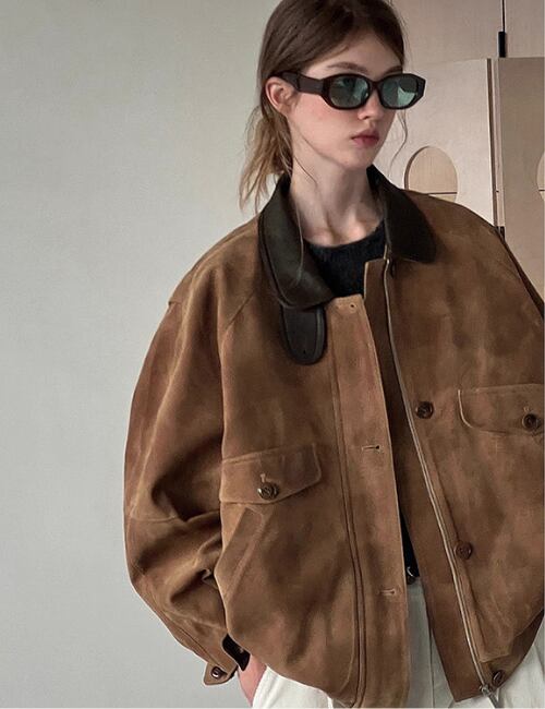 Stand Coller Zip Jacket