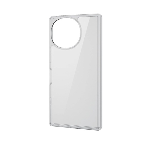 エレコム AQUOS R10(SH-51F) ケース カバー 透明 耐衝撃 衝撃吸収 ハイブリッド TPU ストラップホール付き 硬度5H 傷がつきにくい キズ エアークッション カメラ保護 クリア PM-S252HVCKCR