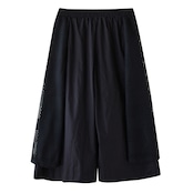 メッシュレイヤード クロップドパンツ 00056