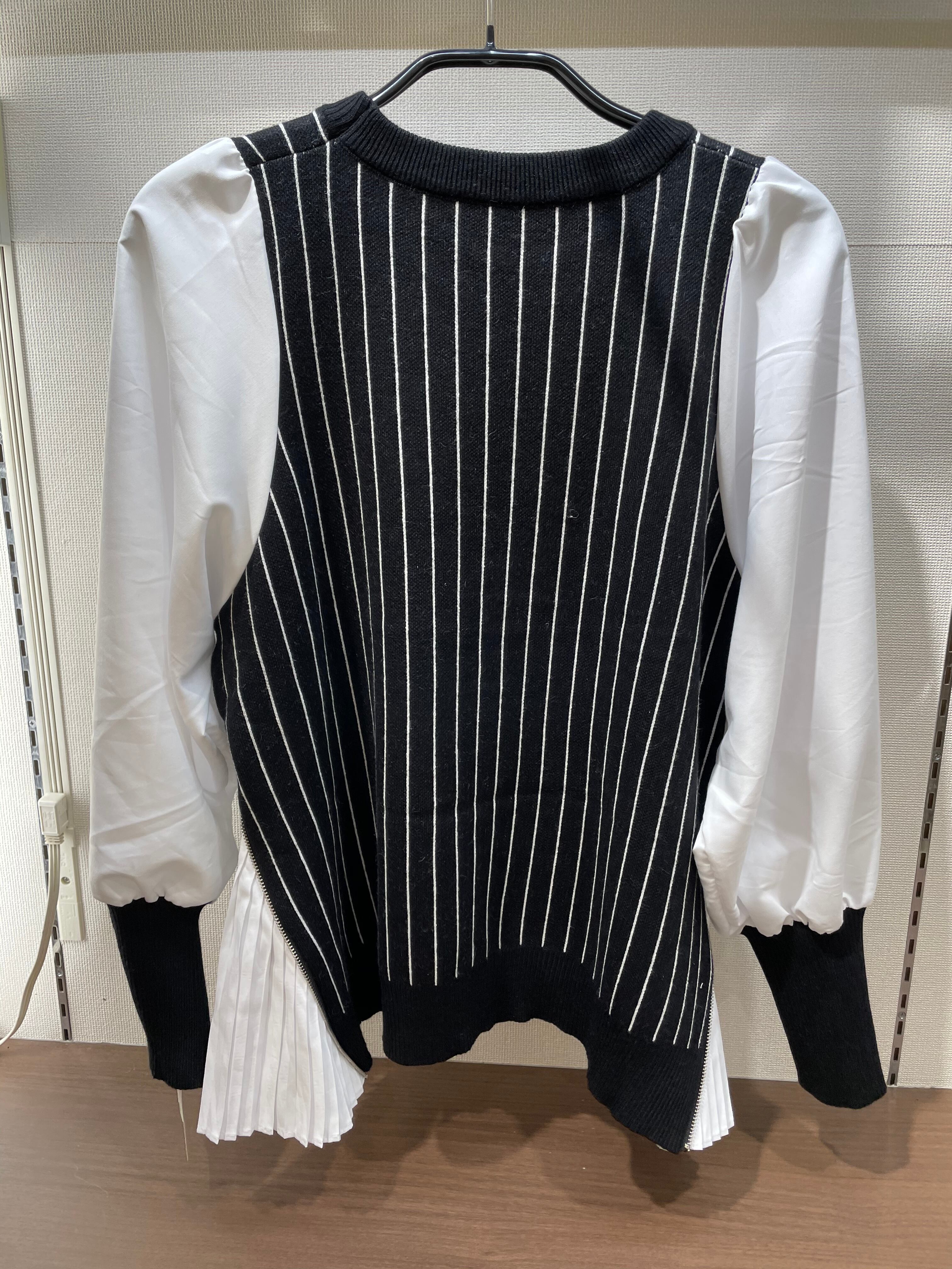 マレーララウンドネックジャンパー 黒白2色セット