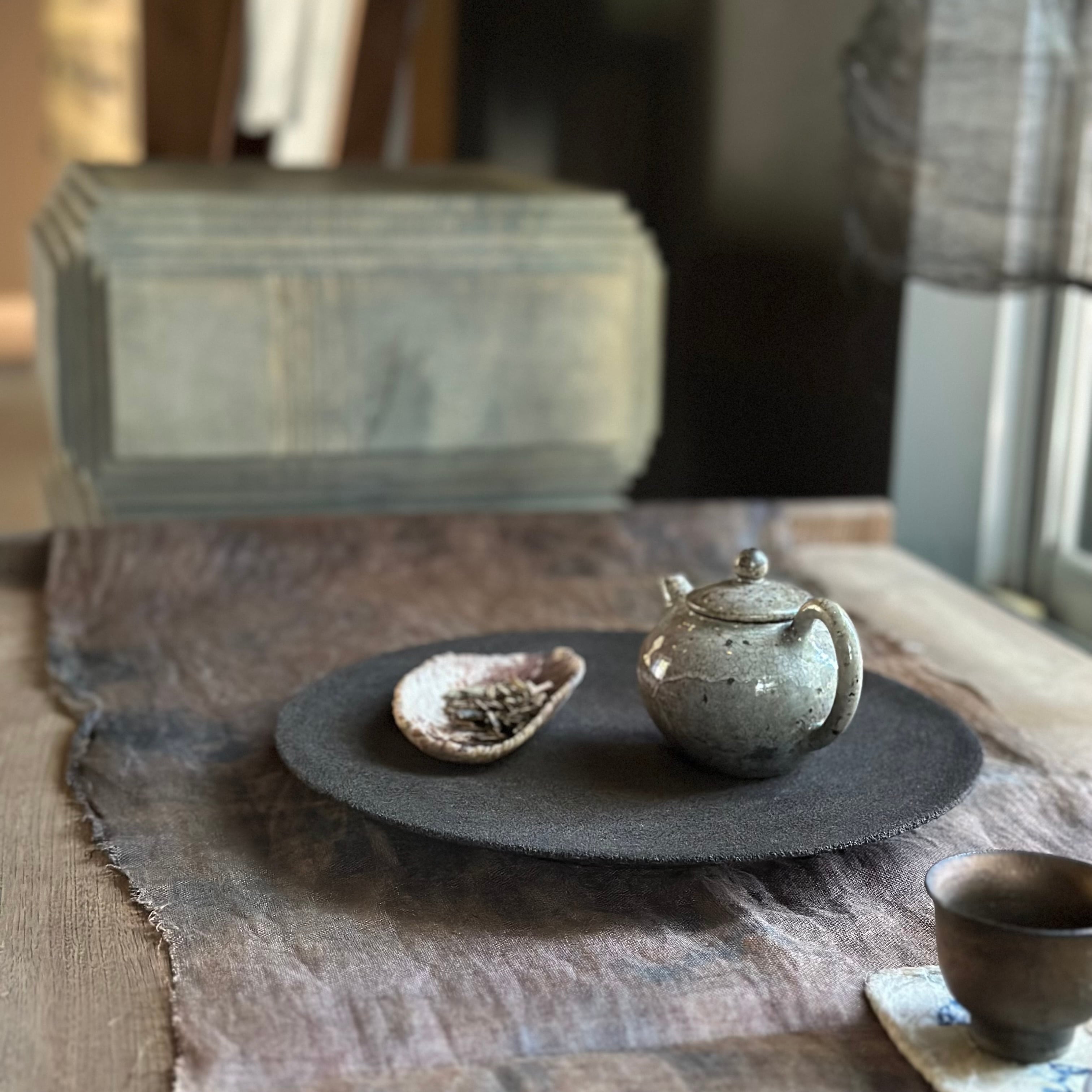 藤本健 錆漆 8寸皿 | gallery 一白