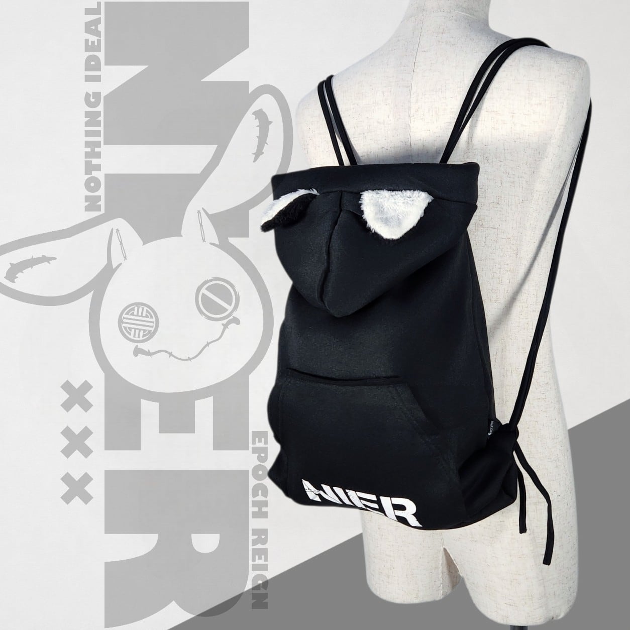 先着100点限定ばら撒きプレゼント》猫耳付きNIER PARKAフリース