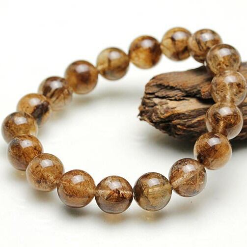 プラチナルチルクォーツ ブレスレット 11mm [M便 1/10] 211-4241