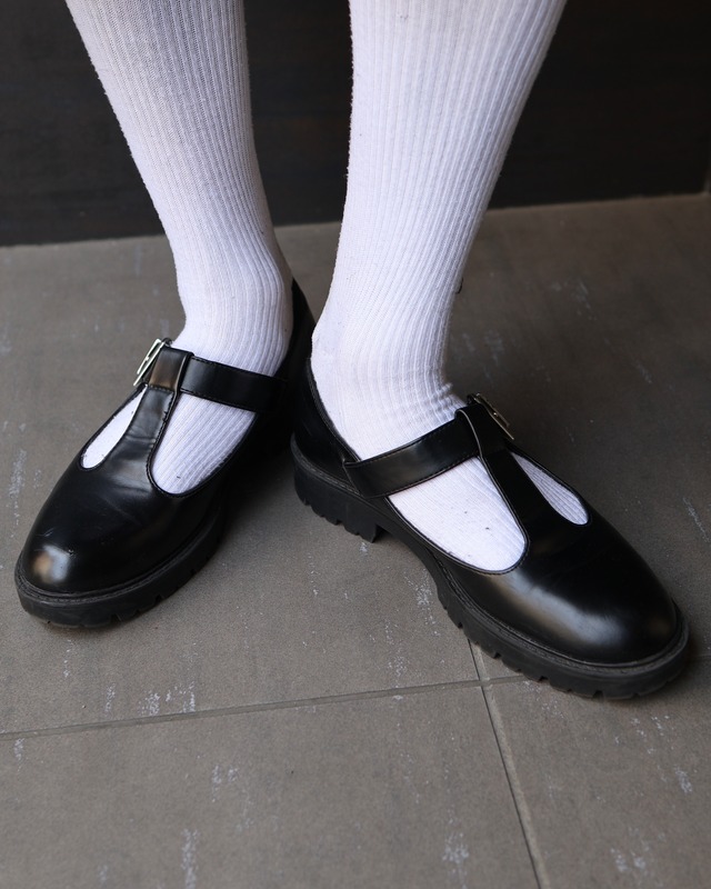 t strap loafers