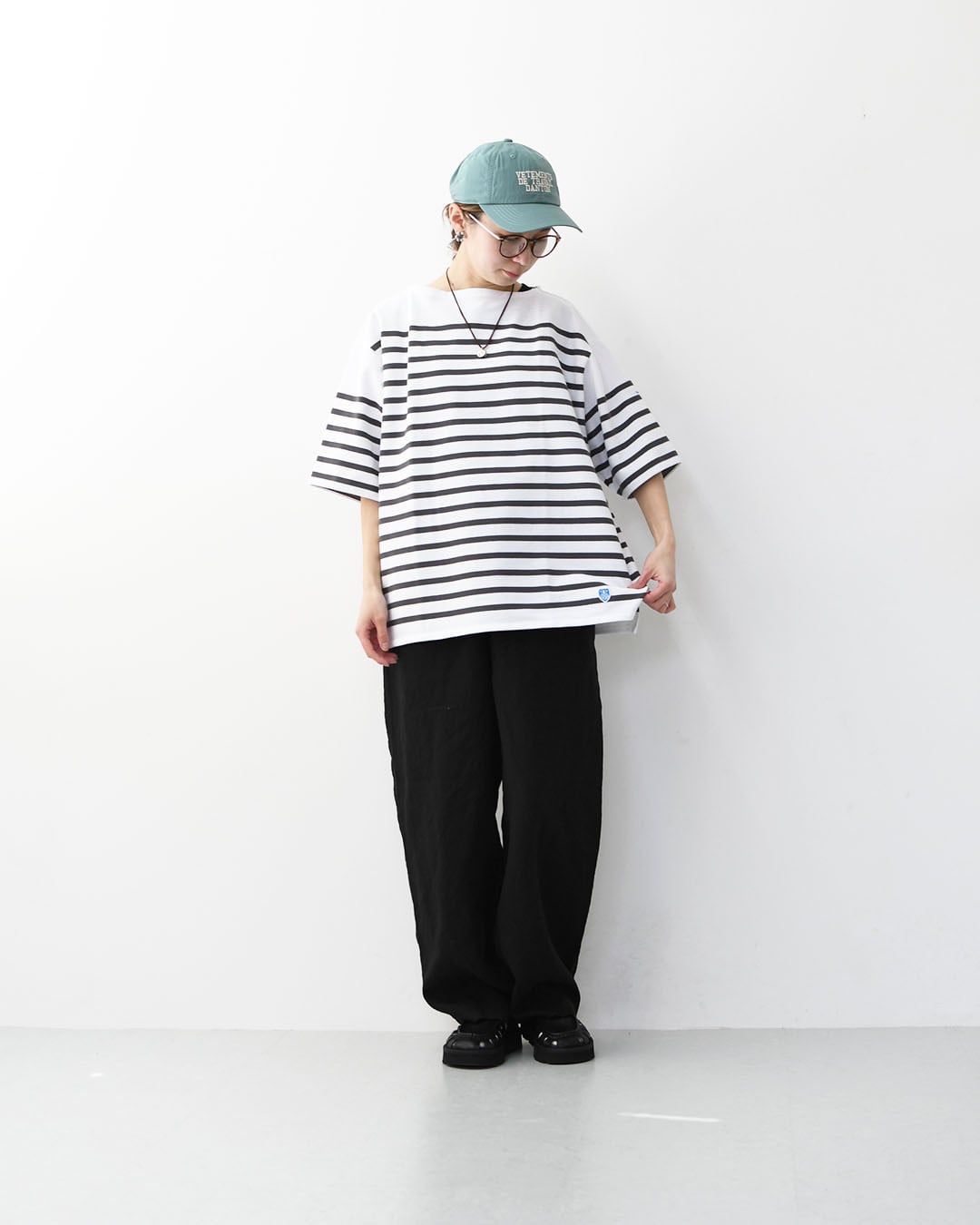 ORCIVAL [オーチバル・オーシバル] Russel Wide Boat Neck S/S P.O.