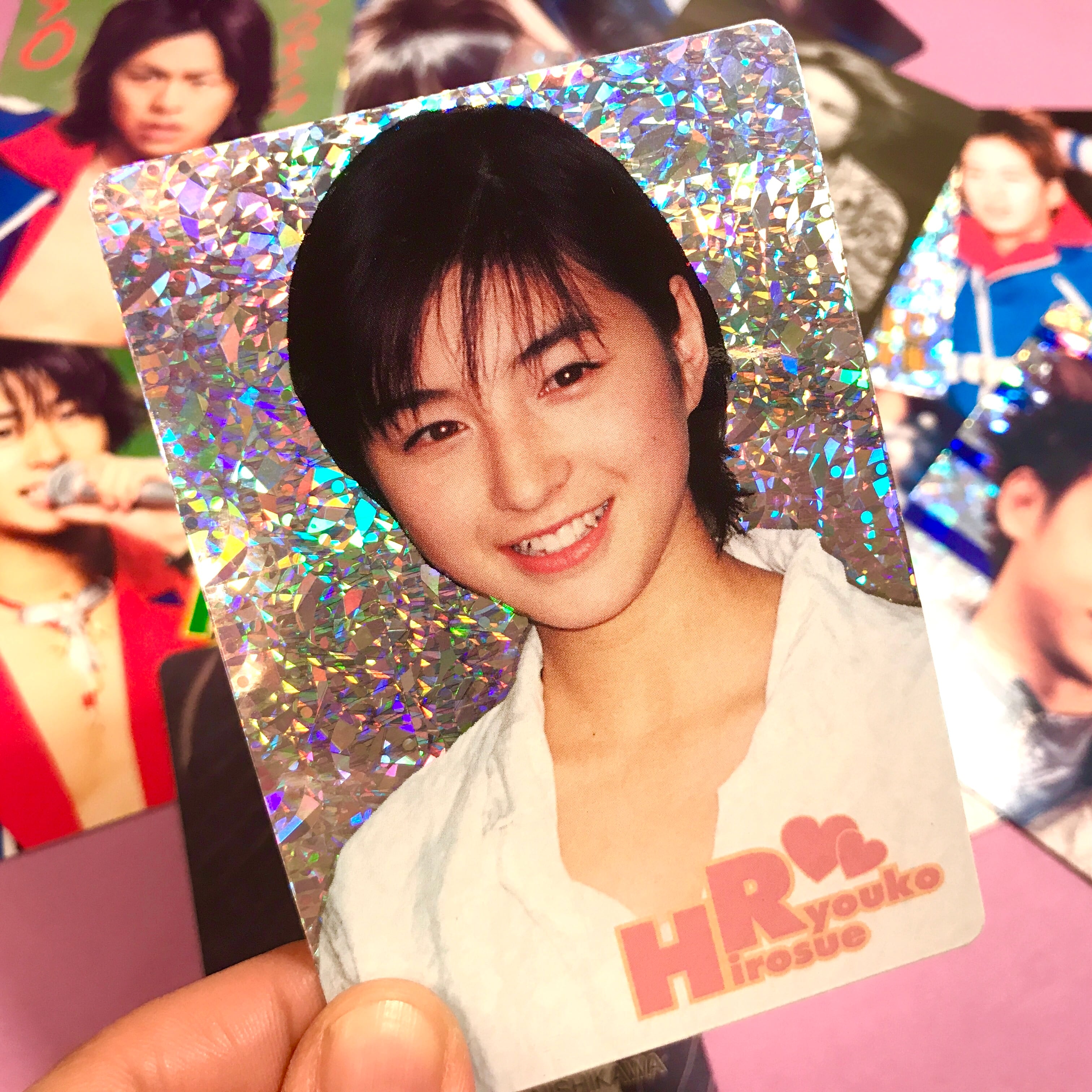 90-00年代アイドルプロフィールカード3枚セット☆ | ガラクタや