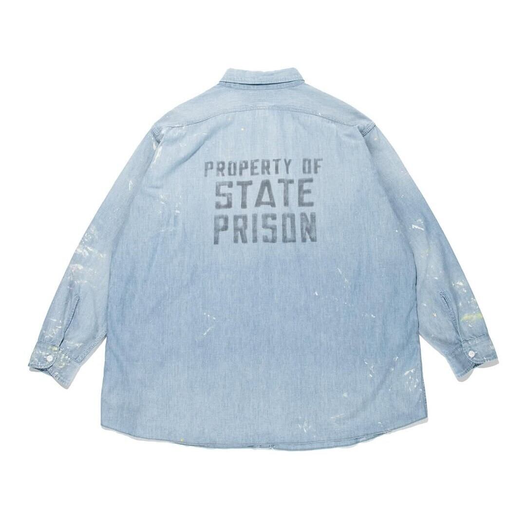 BOWWOW STATE PRISON CHAMBRAY SHIRT | BOW & ARROW WEB STORE