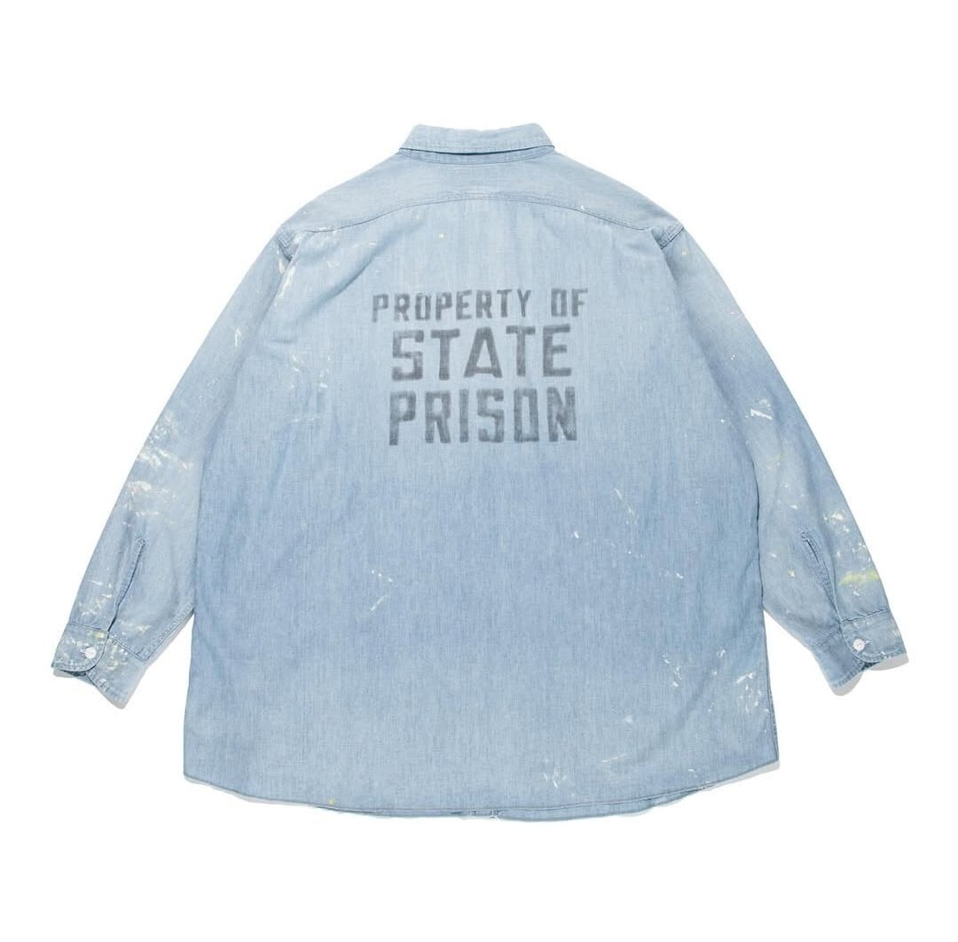 BOWWOW STATE PRISON CHAMBRAY SHIRT