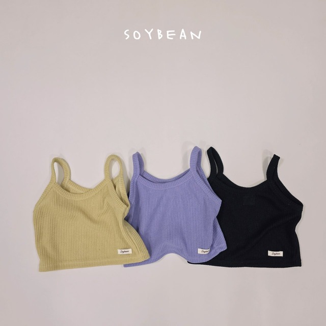 【取寄】soybean｜knit short bustier｜ニットショートビスチェ｜XS-XL｜kids｜26 spring