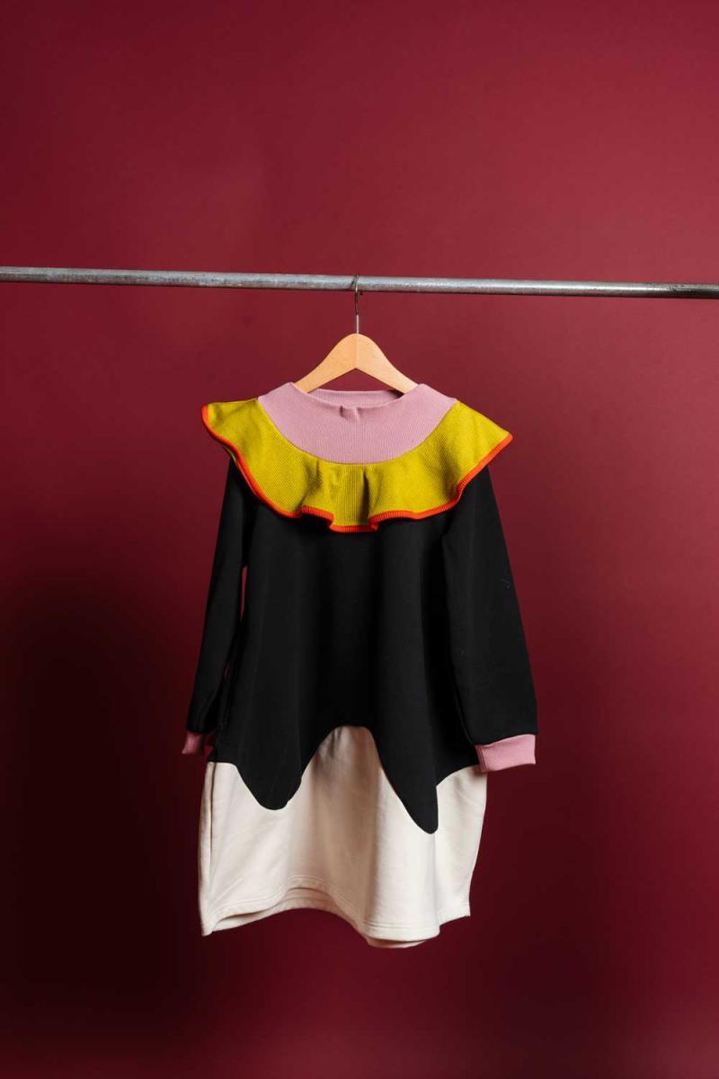 【26AW】ZOZIO(ゾジオ)Kimbely one piece (T)ワンピース ブラック