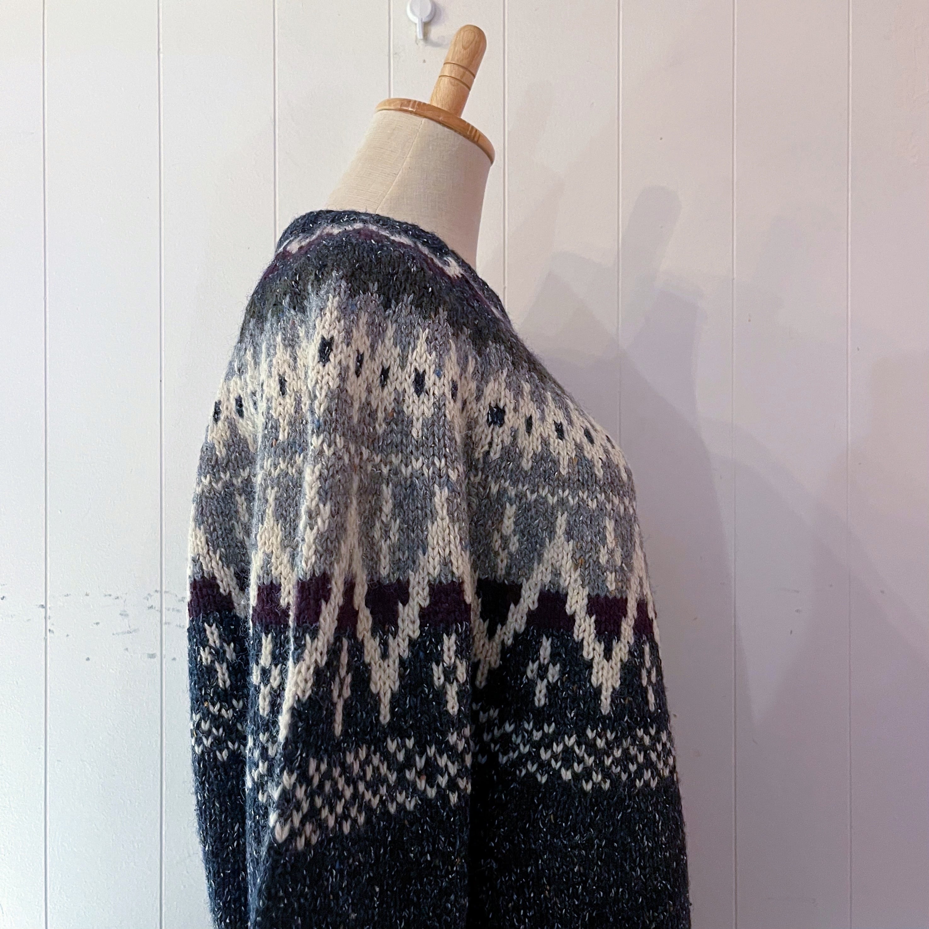 heather gray centripetal knit sweater