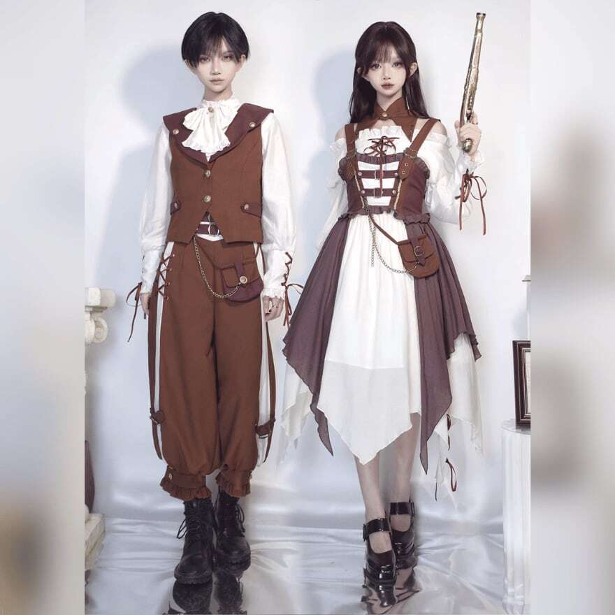 ゴスロリ通販 With U 王子系 少年装 4点セット セットアップ 双子