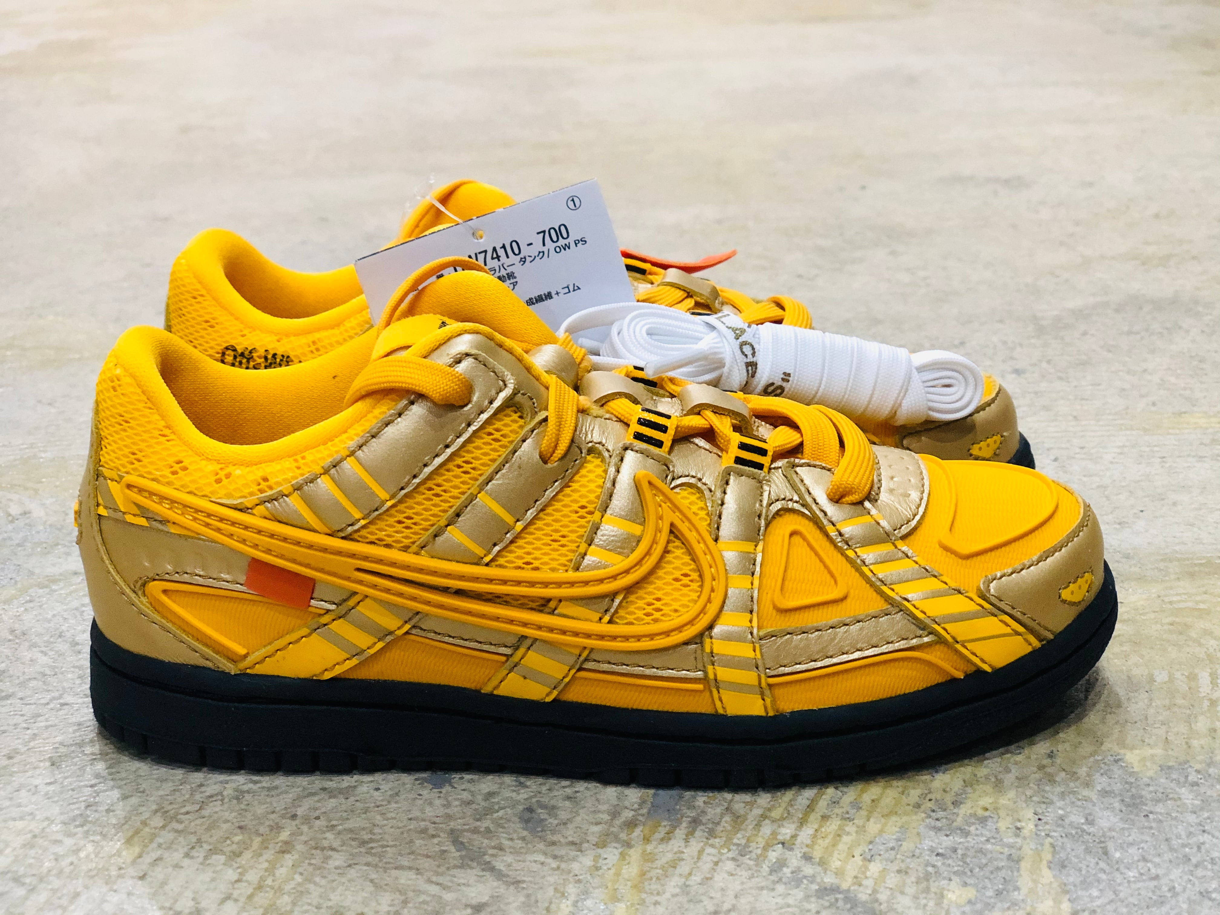 OFF-WHITE×NIKE AIR RUBBER DUNK PS 