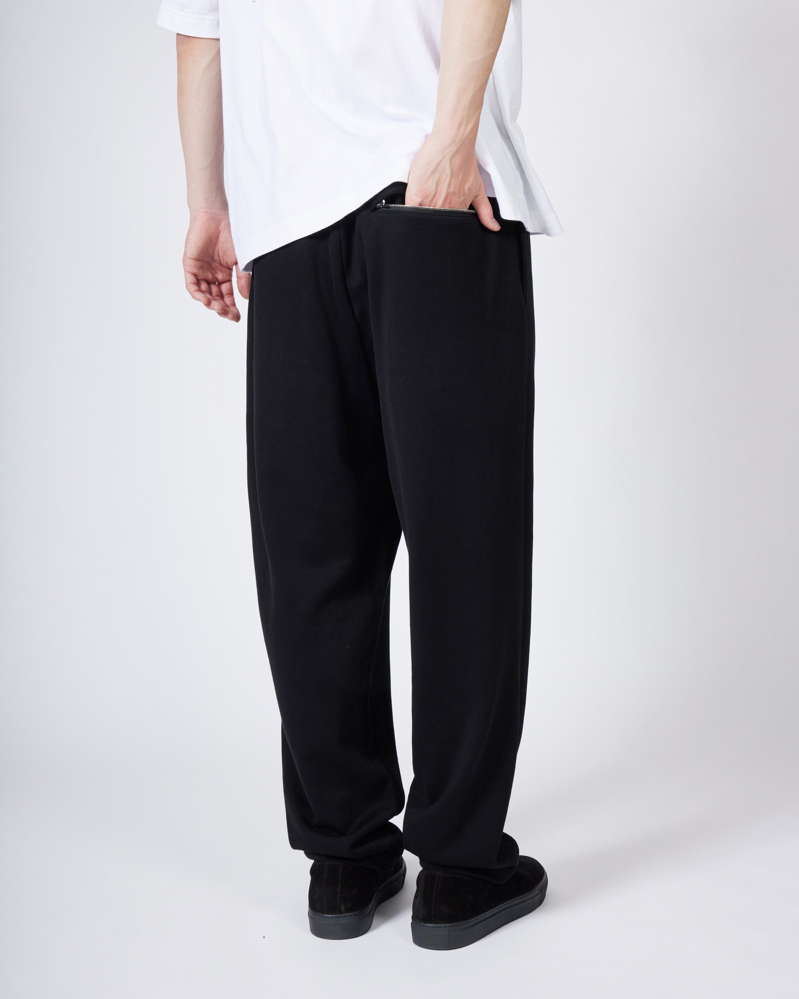 everyone luxury cotton sweat pants (BLACK) | everyone