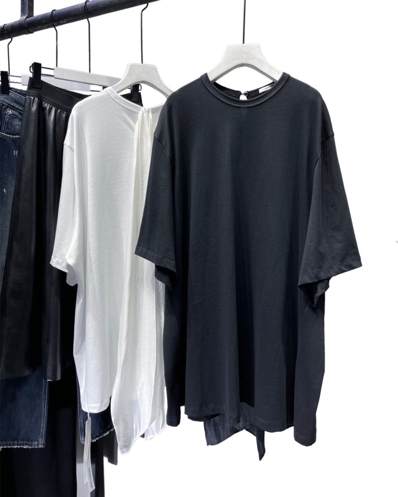 バックリボンオーバーサイズTシャツ 2color A1056 - 7