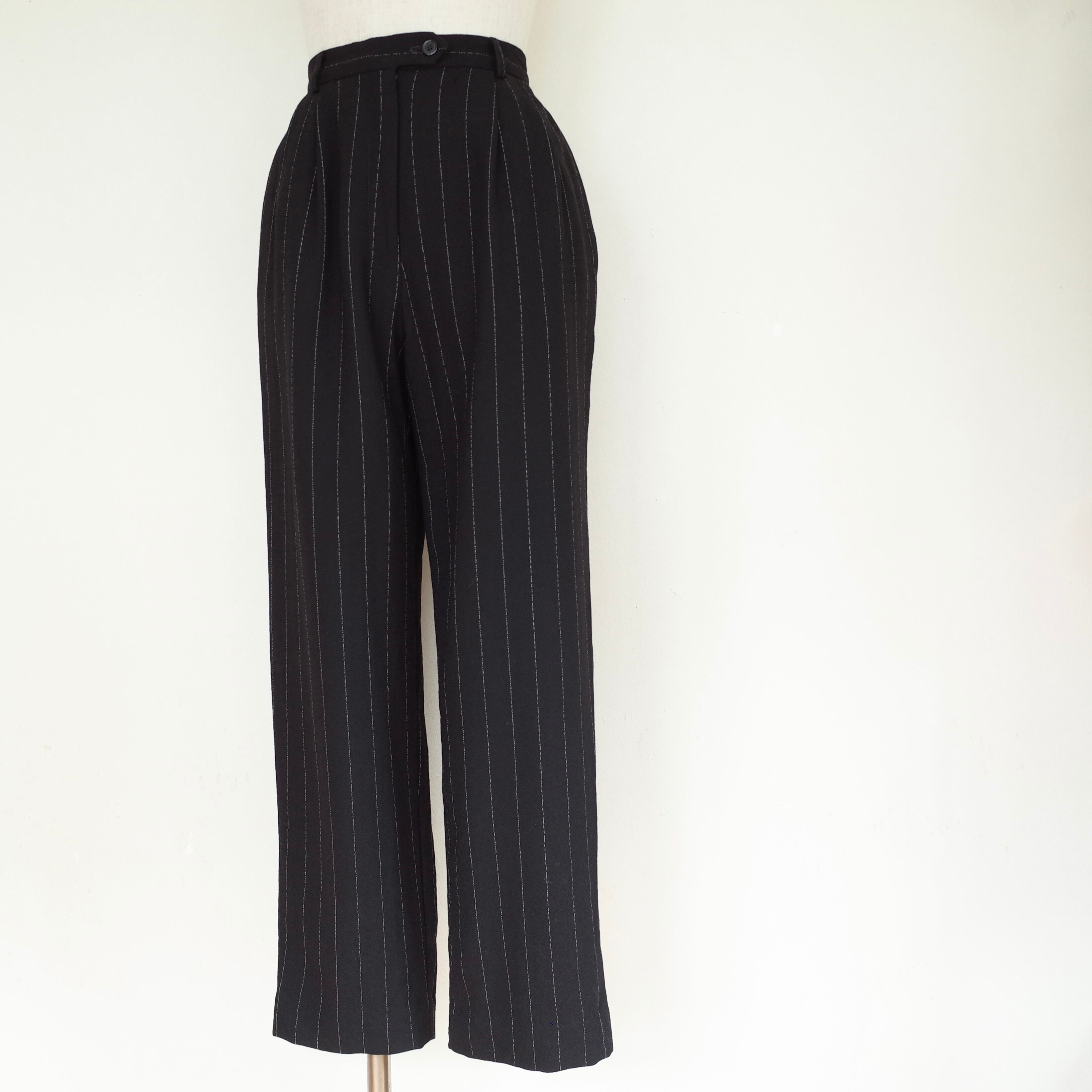 Talbots wool stripe pants
