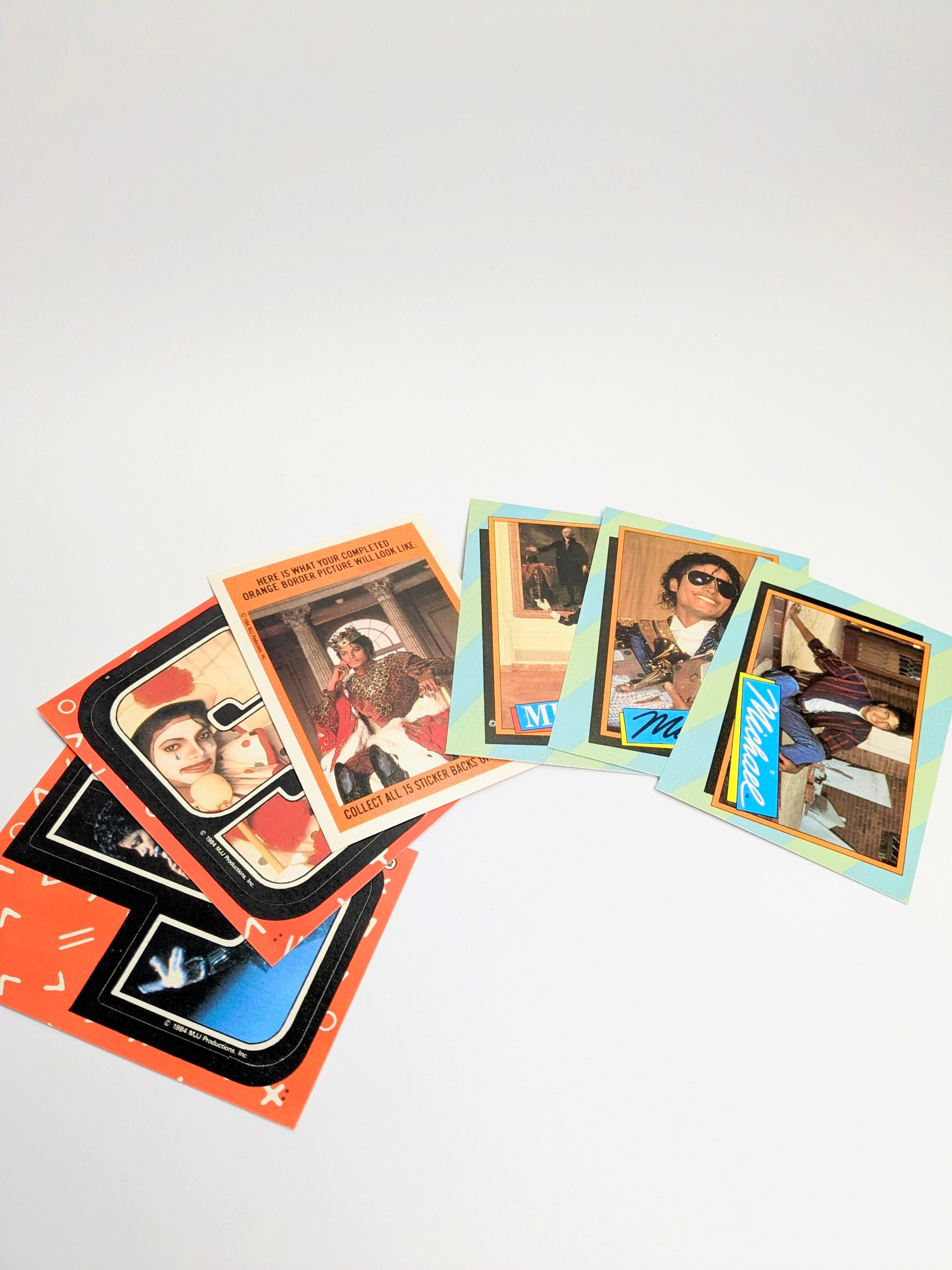 【送料無料！】VINTAGE トレーディングカード・ステッカー単品 （1個=4CARDS＋2STICKER入り）【マイケル・ジャクソン Michael Jackson 】〚アメリカン雑貨 アメトイ〛