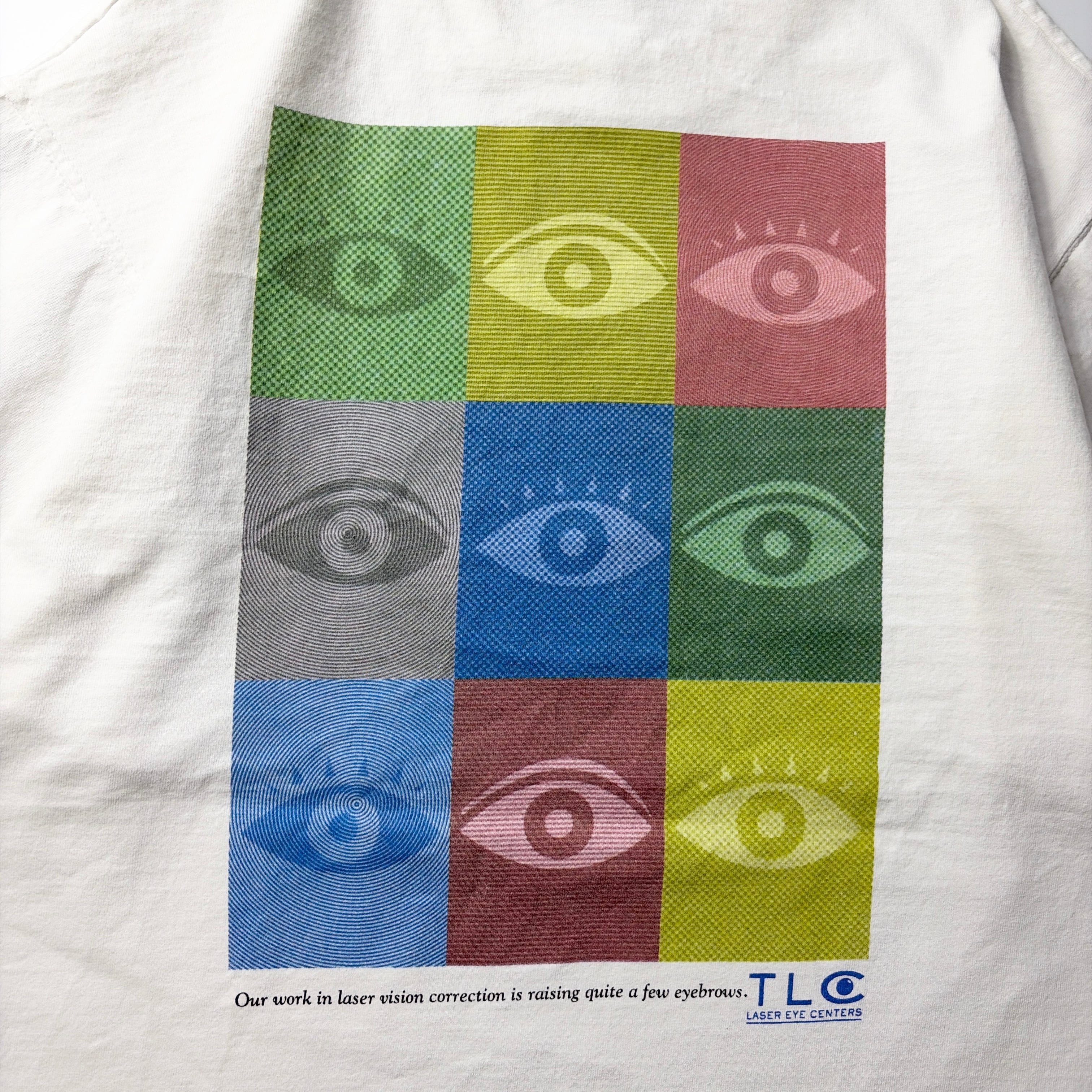 2000s TLC Laser Eye Centers Optical Art Promo Tee