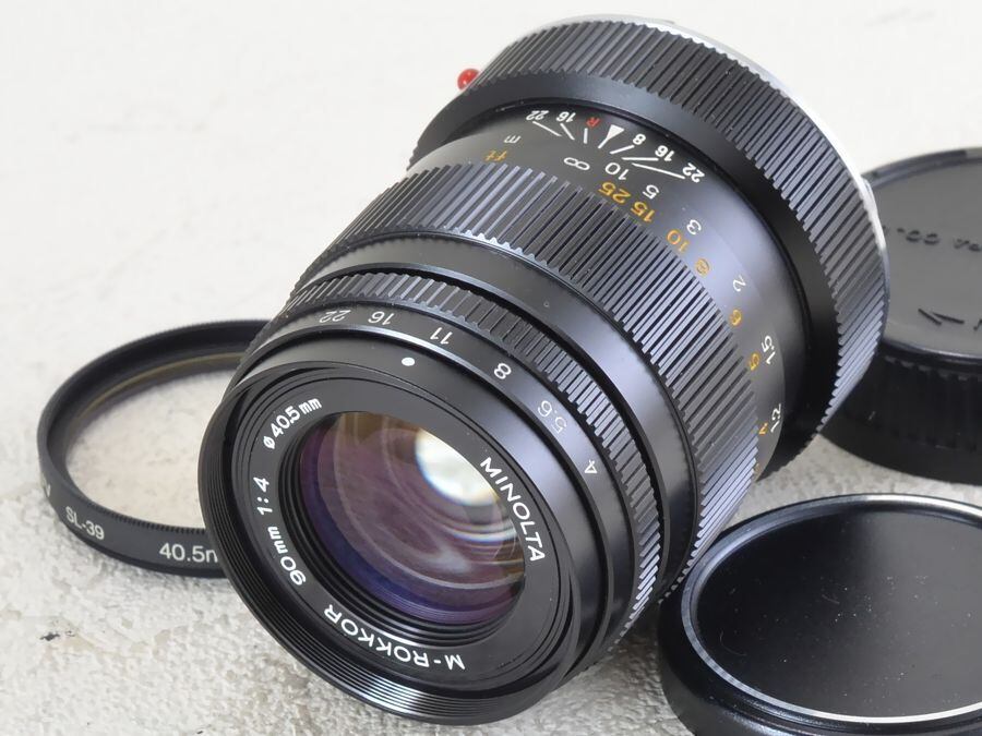 MINOLTA ミノルタ 単焦点レンズ M-ROKKOR 90mm F4 ライカMマウント