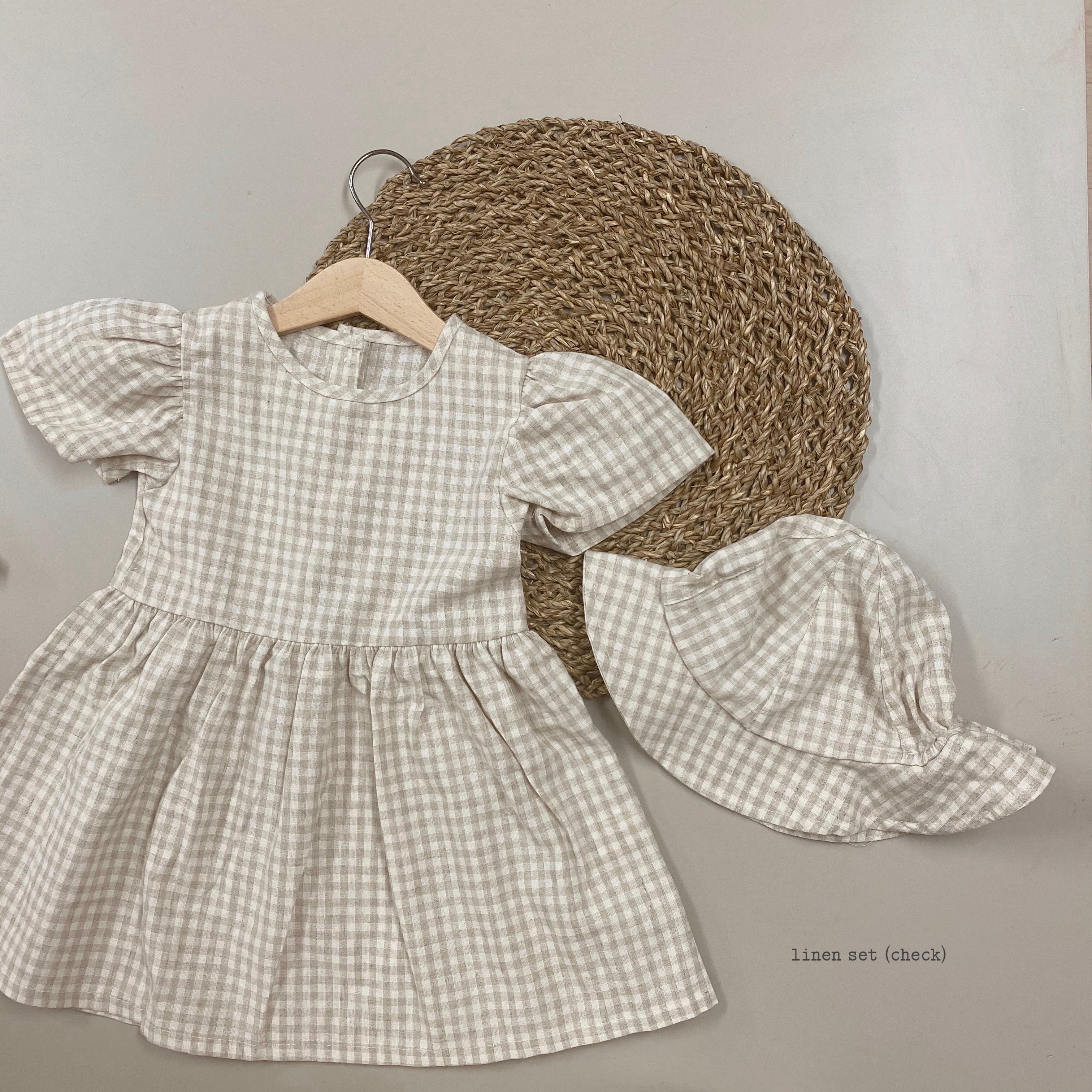 [即納] 50%off / aosta basic linen ops (stripe/check)