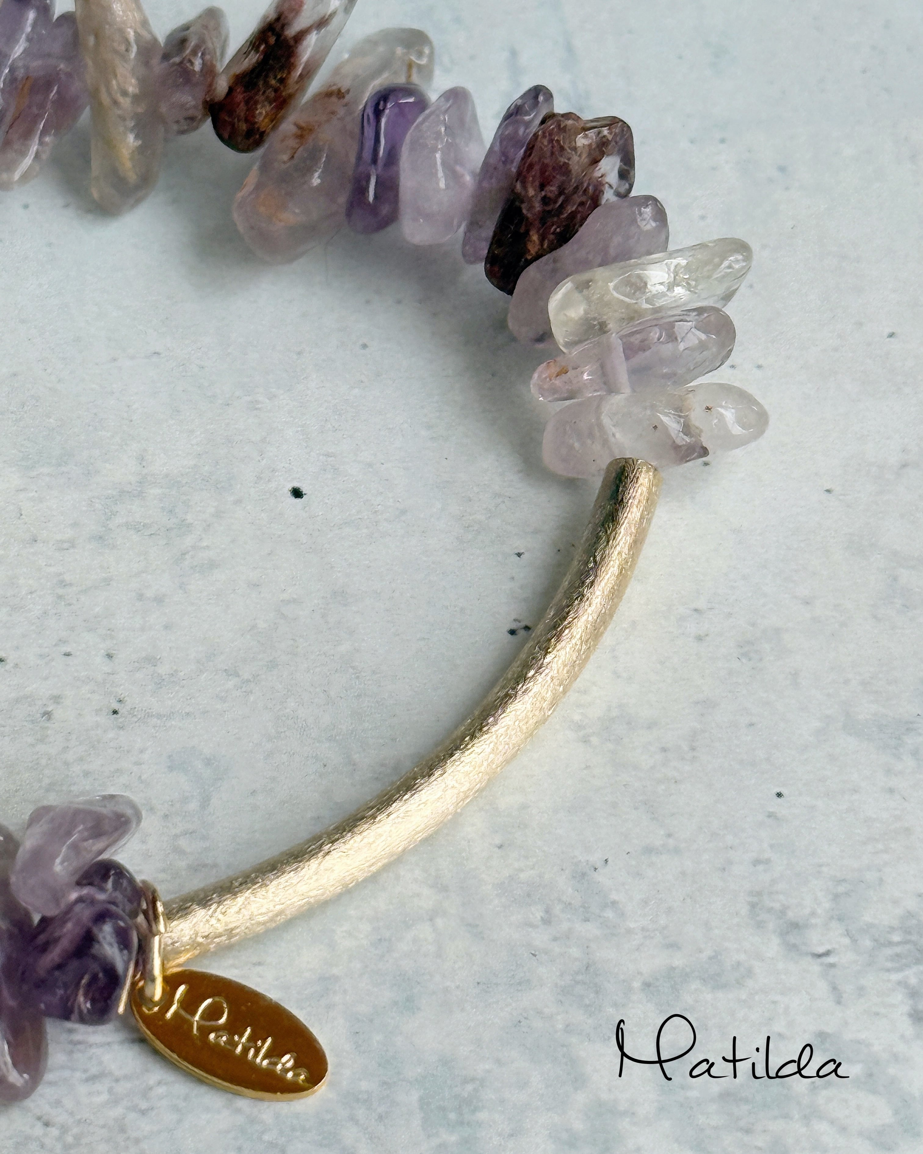 【再販】Tube & stone bracelet(スーパーセブン)