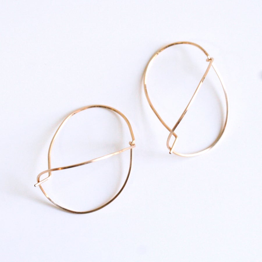 14kgf/変形フープピアス | migknot
