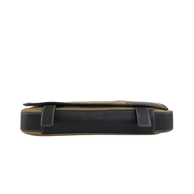 LOEWE ロエベ ショルダーバッグ ベージュ アナグラム スエード フラップ ワンショルダーバッグ vintage ヴィンテージ オールド htuiwy
