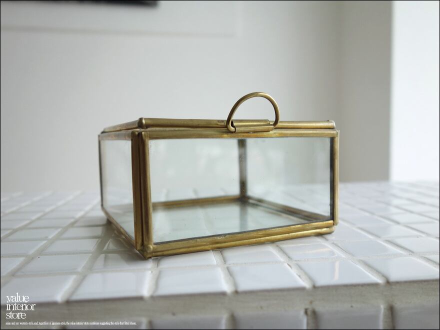 真鍮ジュエリーケース アクセサリーケース ショーケース ガラスケース 手作り レトロ調 真鍮 コレクションケース 什器 10 5 X 10 5 X 6cm Valuestore 真鍮ジュエリーケース アクセサリーケース ショーケース ガラスケース 手作り レトロ調 真鍮 コレクションケース 什器 10 5 X 10 5 X 6cm Valuestore