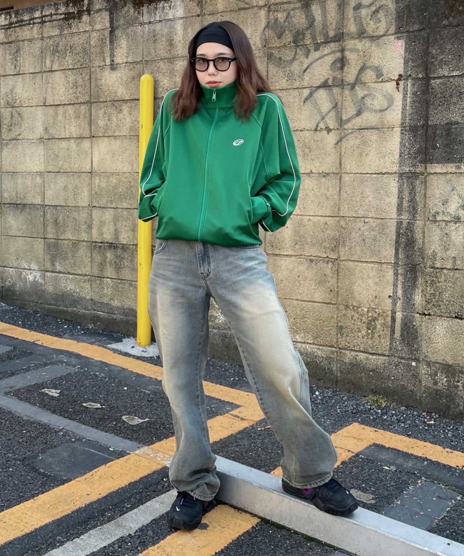 aclent compact track jaket セットアップ-