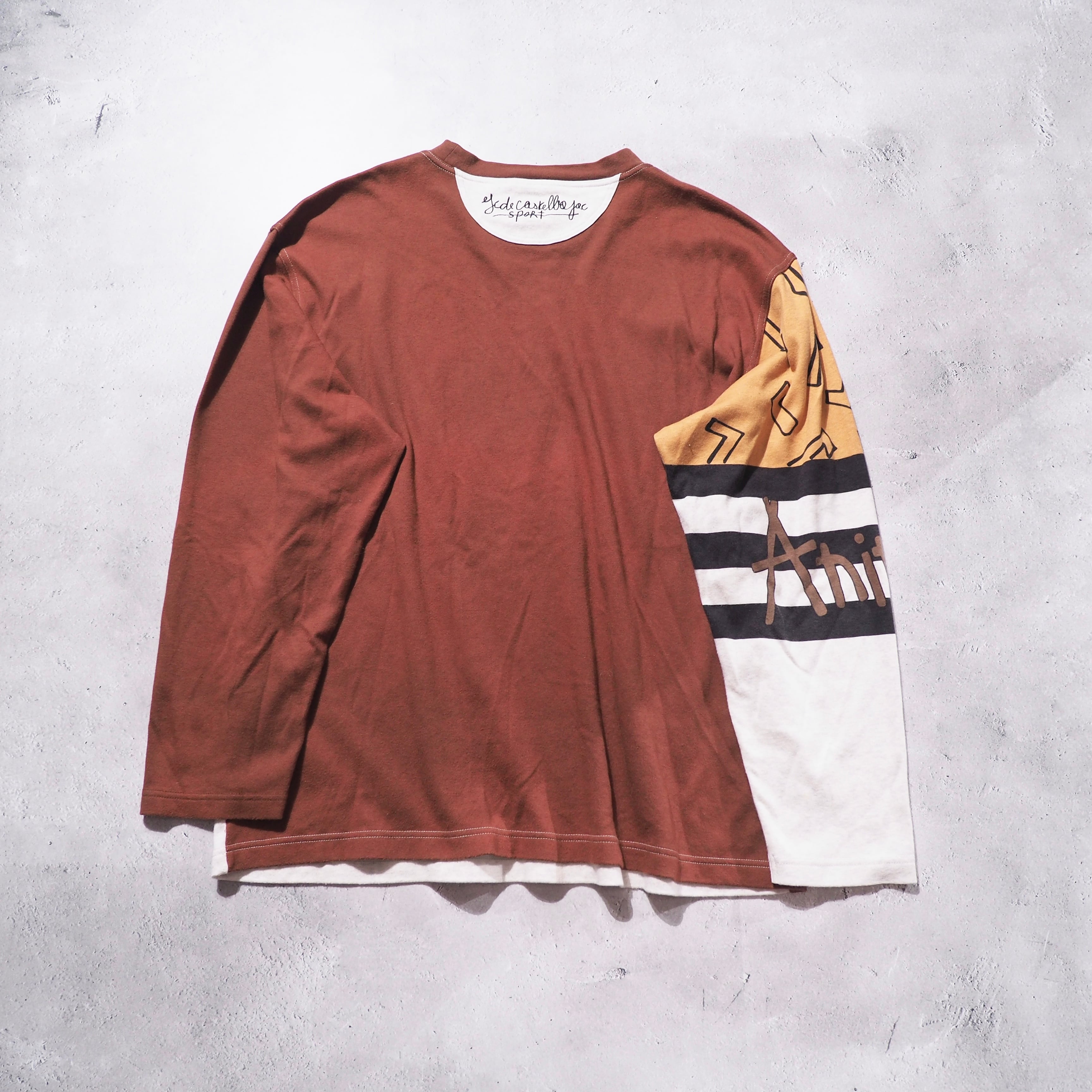 1990s " CASTELBAJAC - Family World " Animal printed vintage Long sleeve Tee