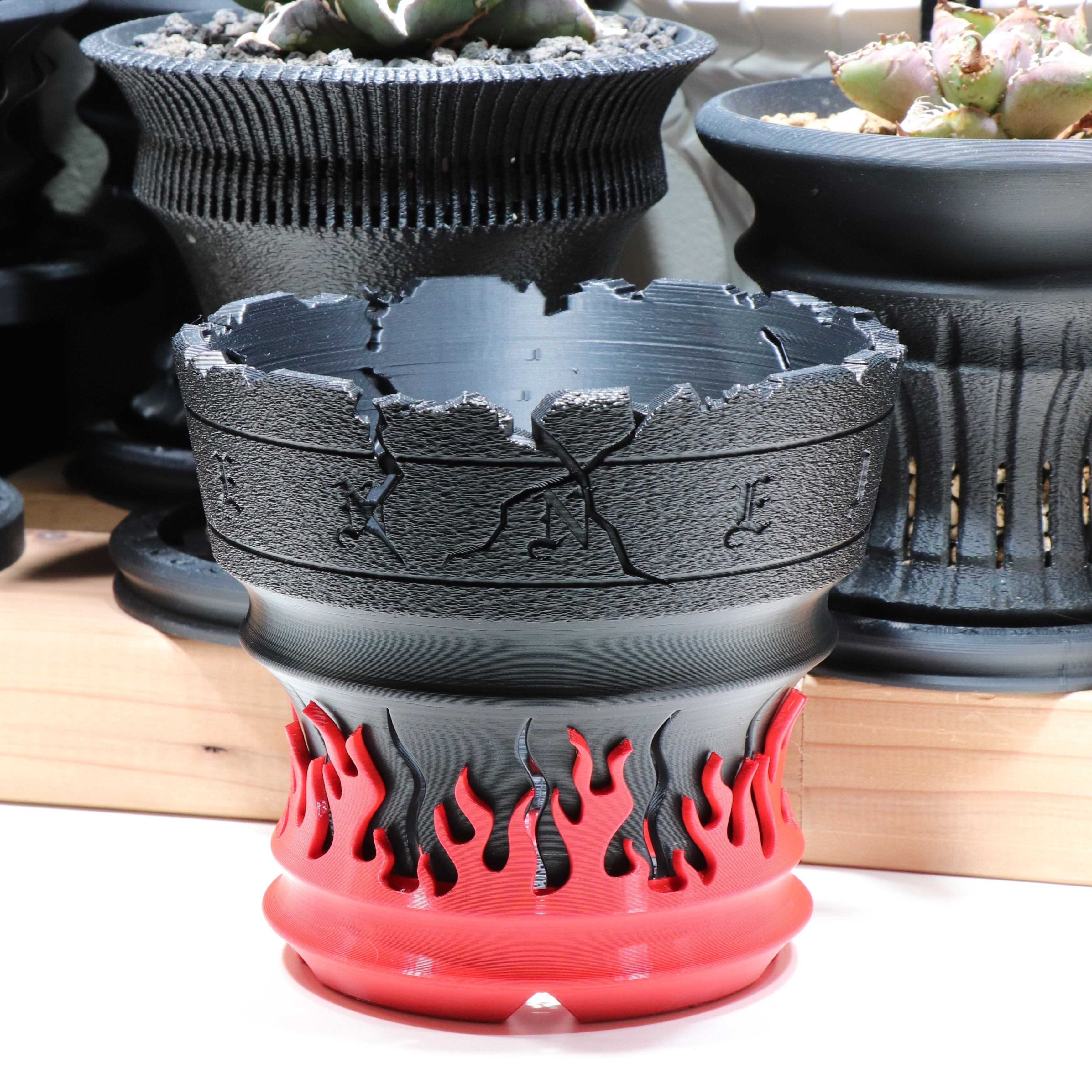 植木鉢 4号～6号｜炎影鉢-CLASSIC- ENNEI（作家鉢・アガベ・多肉植物