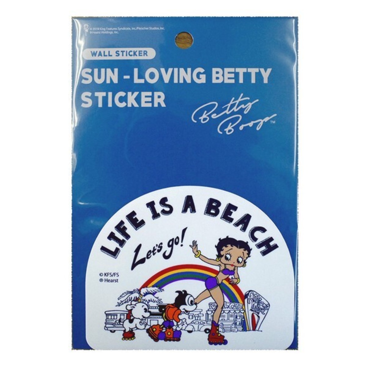 【BettyBoop】SUN LOVING BETTY STICKER ベティ